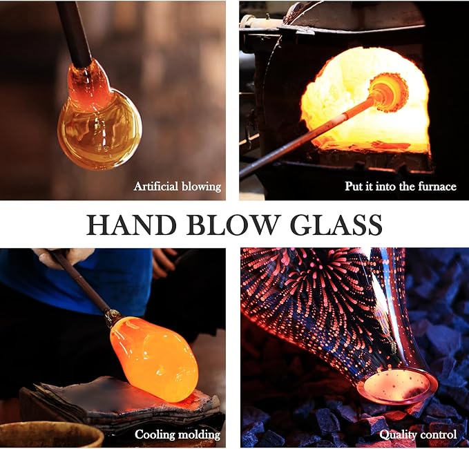Porseme 150ml Essential Oil Diffuser Glass Color Changing Aroma Air Diffusers - Image 5
