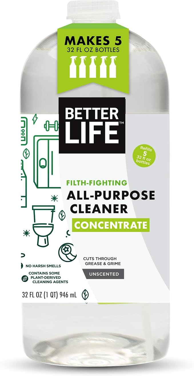 Better Life All Purpose Cleaner Concentrate- Multipurpose Home and Kitchen by BetterLife