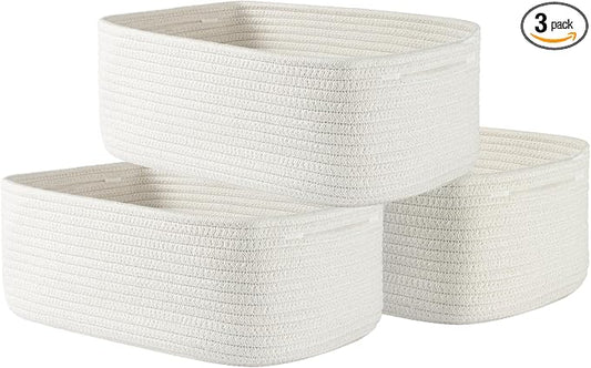 Small Woven Basket, 13.5 x 9.5 x 5 Inches, Storage Basket by KALLAX