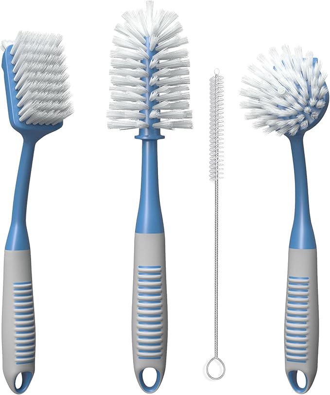 Dish Brush Set of 4 by TrazonProducts