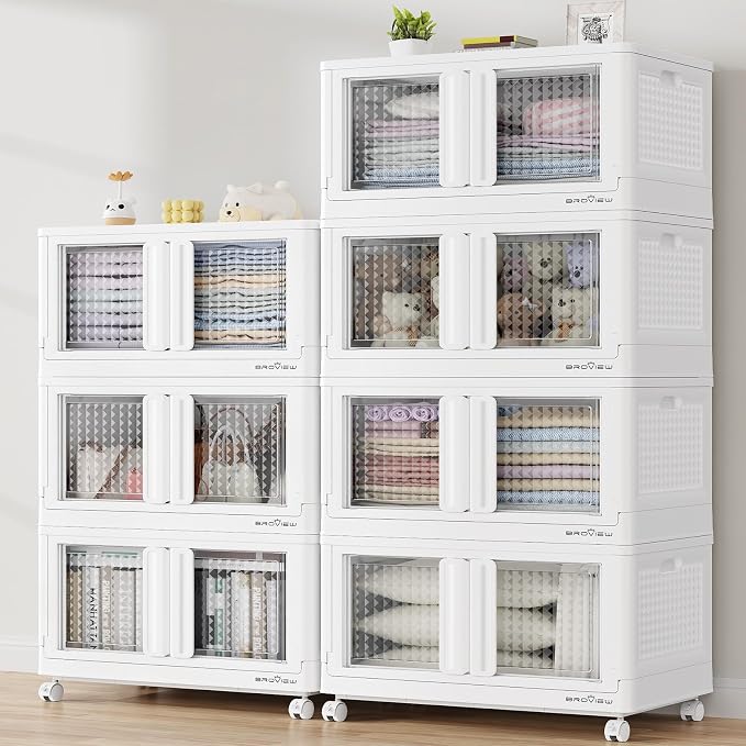 BROVIEW 140Gal Stackable Storage Bins by BROVIEW-EnjoytheArtofLife