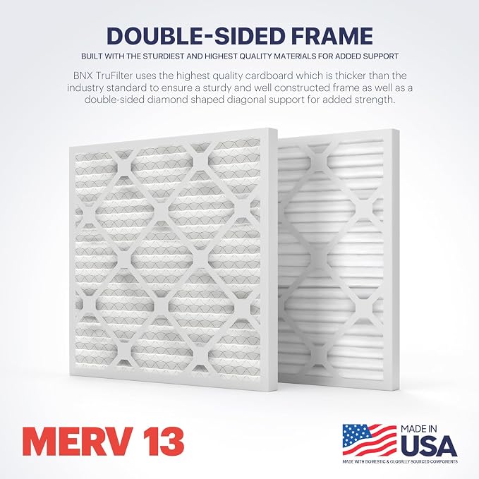 BNX TruFilter 24x24x1 Air Filter MERV 13 - Image 3