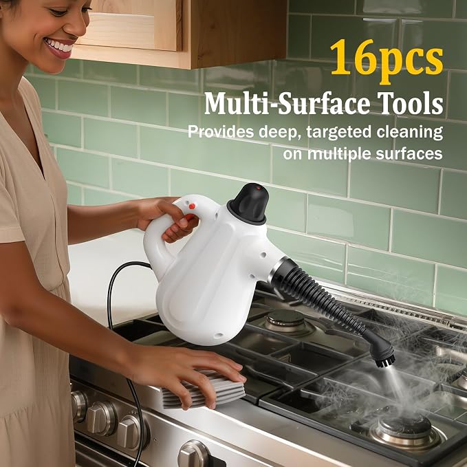 Pressurized Handheld Steam Cleaner - Image 6