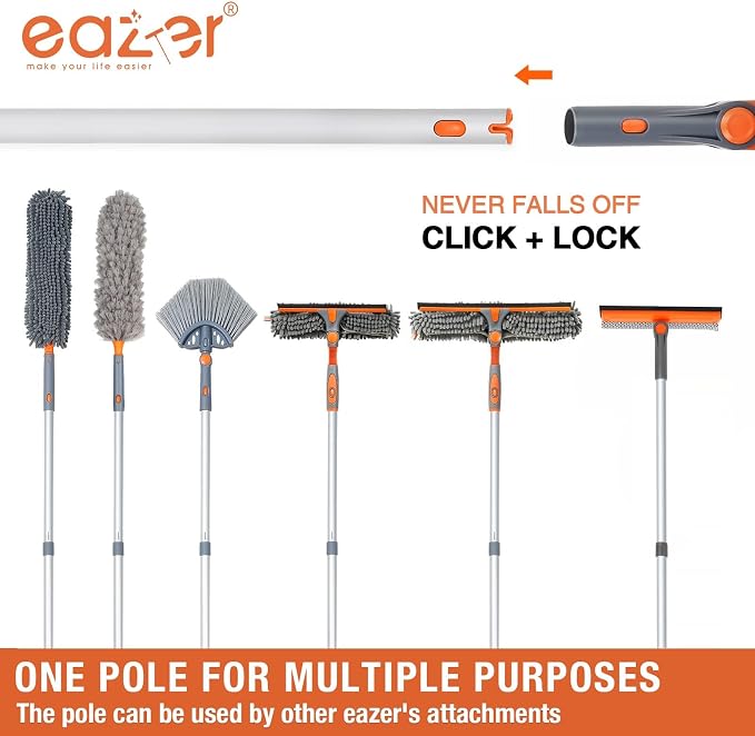 eazer Professional Window Squeegee, 2-in-1 Rotatable Squeegee - Image 7