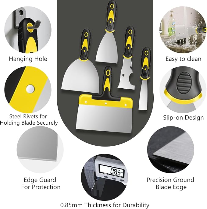 Spackle Knife Set, Paint Scraper Tool - Image 6