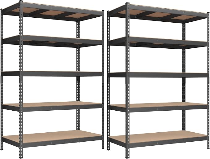 SONGMICS 5-Tier Storage Shelves, Load 2310 lb, Boltless Assembly, Adjustable by SONGMICSbySONGMICSHOME