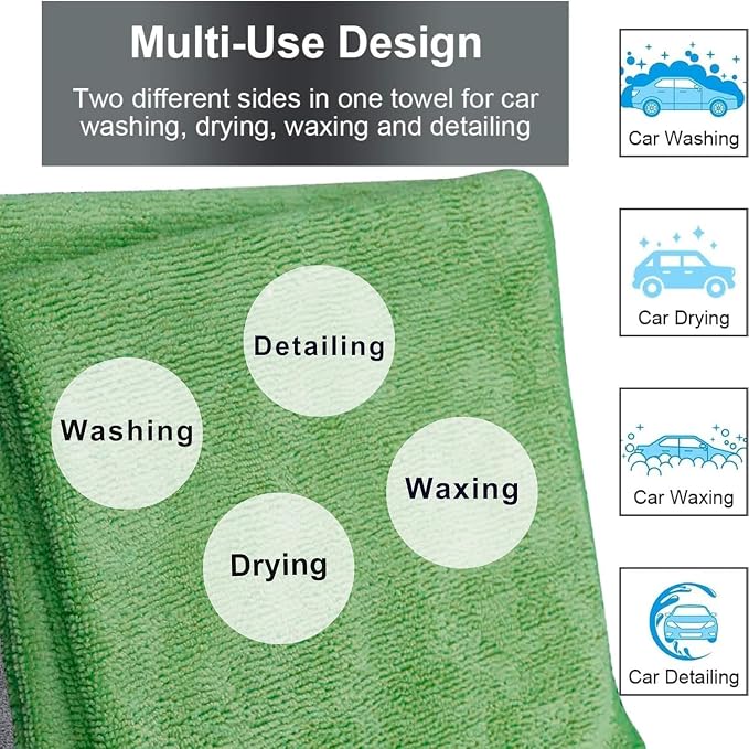 Single Microfiber Cleaning Cloth 40x40 cm - Image 5