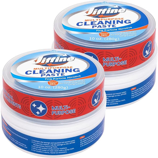 Cooktop Cleaner Paste, Easily Remove Burned-On Food, Grease and Watermarks by Jiffine