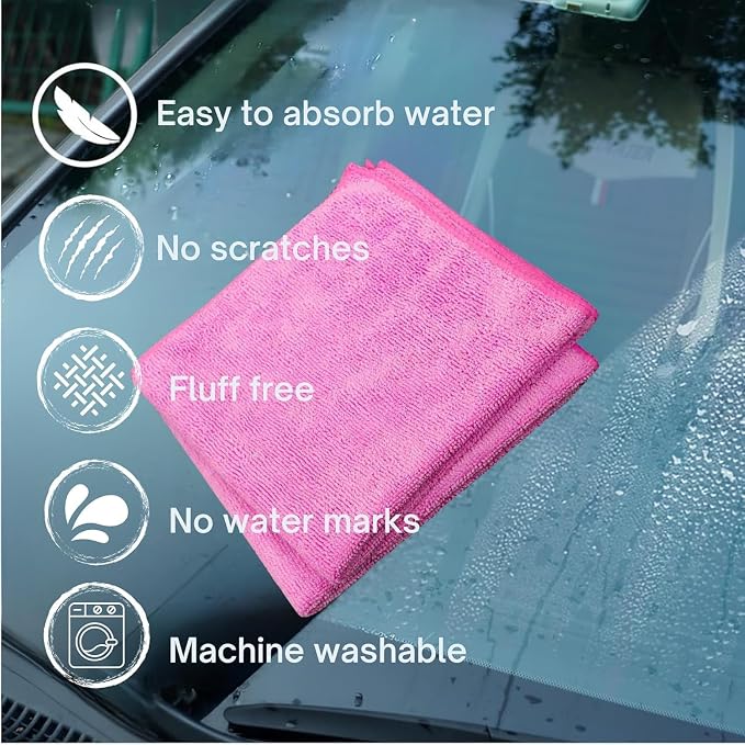 Single Microfiber Cleaning Cloth 40x40 cm - Image 3