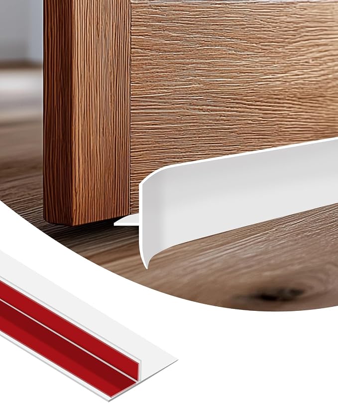Orghtin T-Shaped Silicone Seal Strip, 10Ft Door Draft Stopper - Image 6