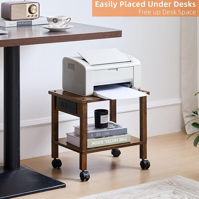 Lerliuo Under Desk Printer Stand - Image 3