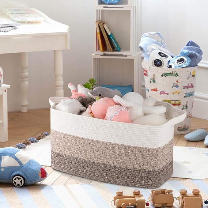 OIAHOMY Rectangle Woven Storage Basket - Image 5
