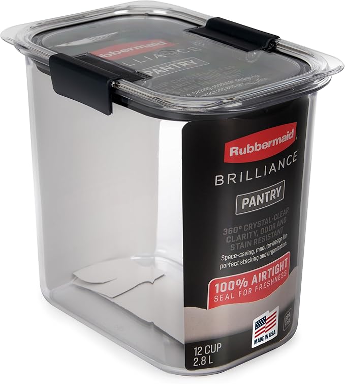 Rubbermaid Brilliance 12-Cup Airtight Food Storage Container by Rubbermaid