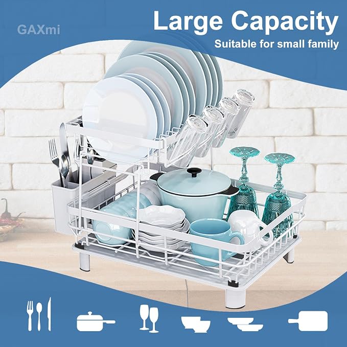 GAXmi Dish Drying Rack Over The Sink Drainer - Image 2