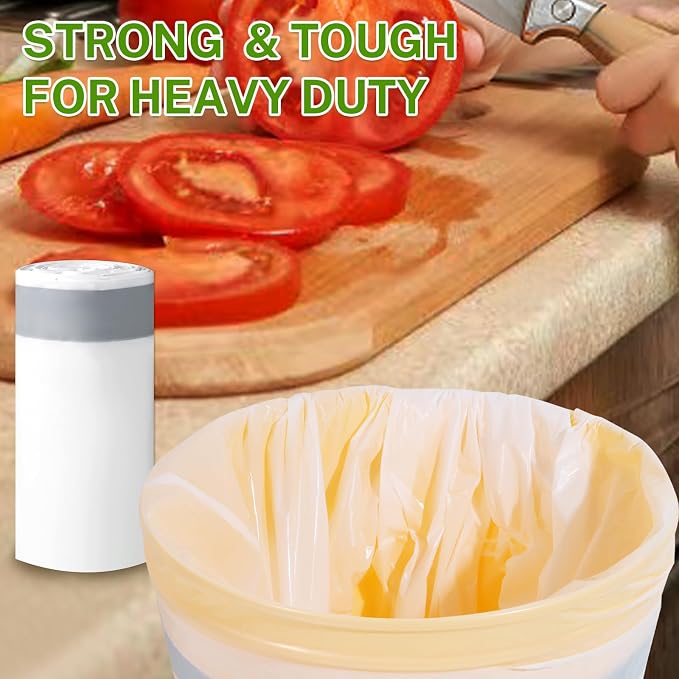 15 Gallon Tall Kitchen Trash Bags Drawstring - Image 7