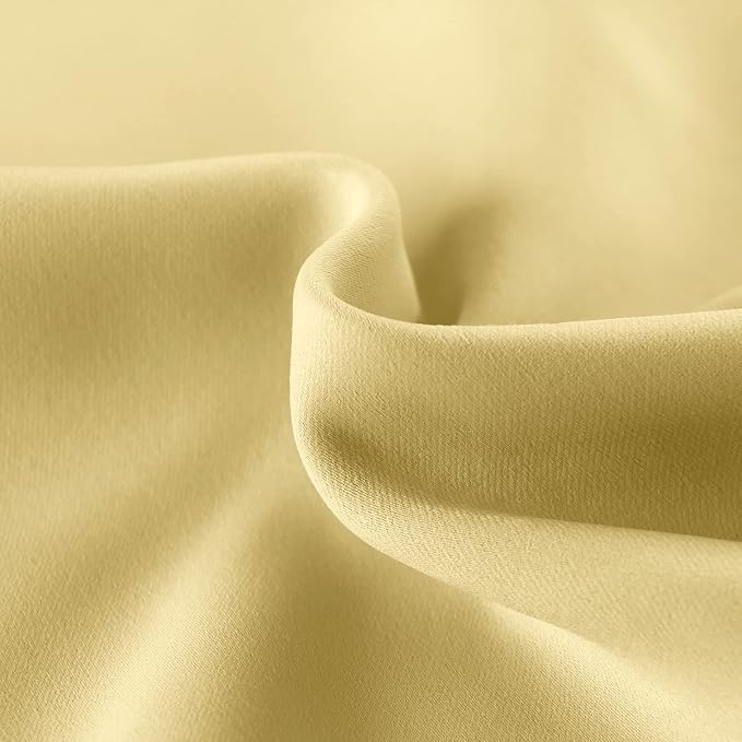 DWCN French Door Curtains – Rod Pocket Thermal Blackout Curtain - Image 4