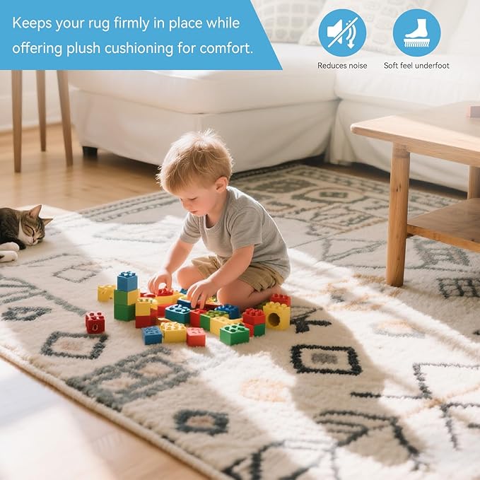 Warmstar 2x8 FT Non Slip Rug Pad, 100% Waterproof Felt Rug Pad - Image 2