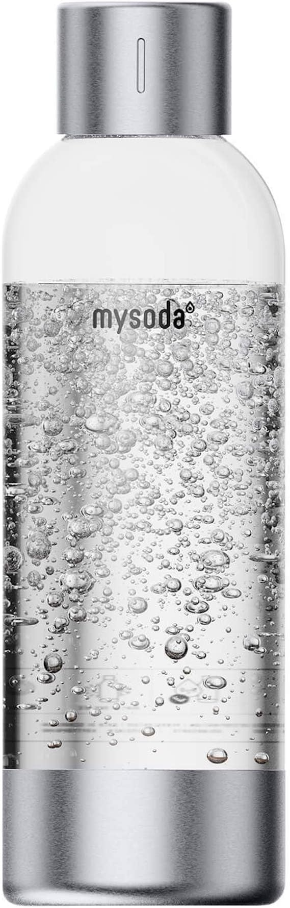 Mysoda Premium Carbonating Bottle 1L Silver by Mysoda