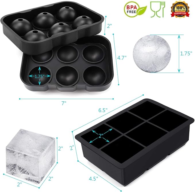Large Ice Cube Trays Ice Ball Maker - Image 2