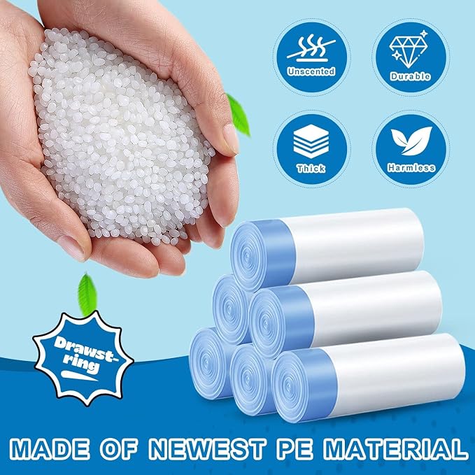 10-13 Gallon Trash Bags Drawstring 1.2 Mil - Image 3