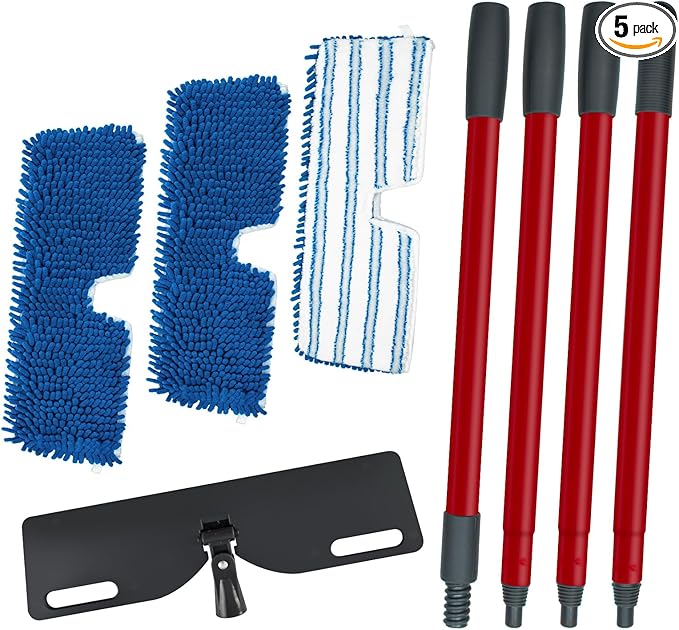 Microfiber Mops for Floor Cleaning, Flat Mop by DLAIMI