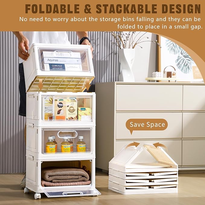 4-Tier Stackable Storage Bins - Image 5