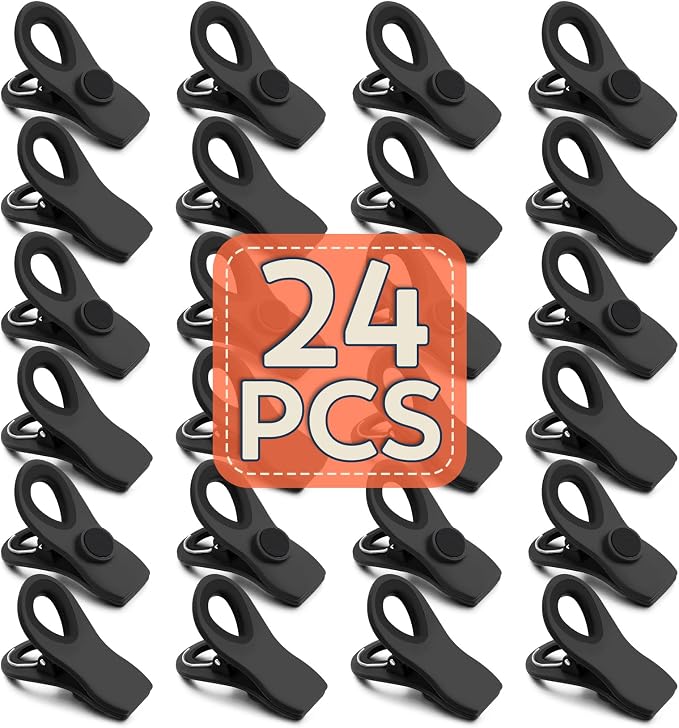 FINDMAG 24 Pack Magnetic Chip Clips by FINDMAG