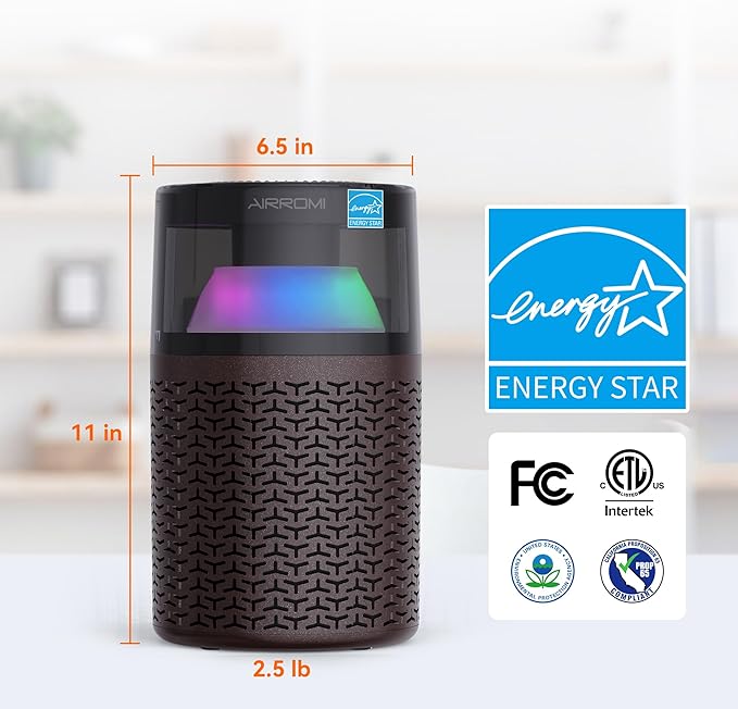 AIRROMI Air Purifiers for Bedroom Home, Activated Carbon Filter Cleaner - Image 9