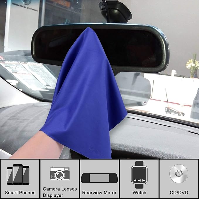 Wisdompro Extra Large 4-Pack Microfiber Cleaning Cloth - Image 3