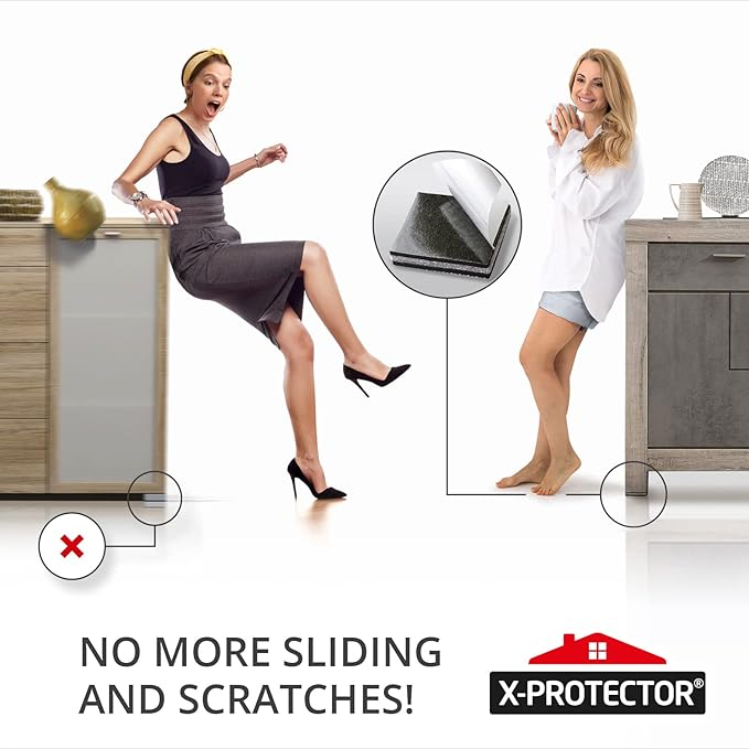 X-PROTECTOR Non Slip Furniture Pads – 4 PCS Premium Furniture Grippers 6"! Best - Image 6