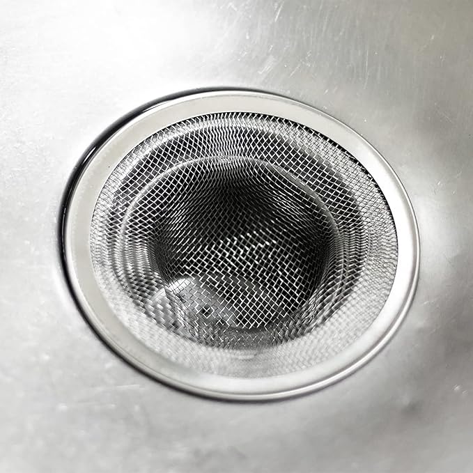 Juvale 4-Pack Stainless Steel Kitchen Sink Drain Strainer - Image 6