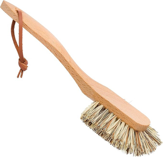 Redecker Extra Long Curved Dish Brush, Extra Strong Union Fiber Bristles by Redecker