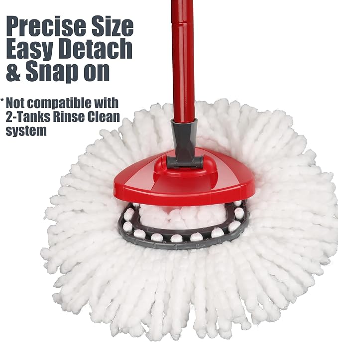 Mop Head Replacement for Ocedar: Spin Mop Heads Refill Compatible - Image 5
