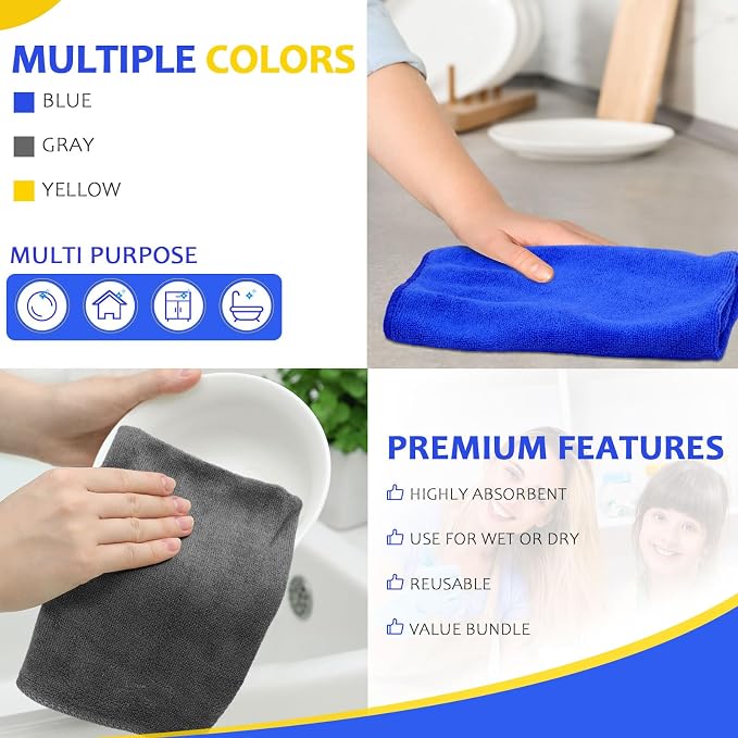 Nuenen Microfiber Cleaning Cloths - Image 2
