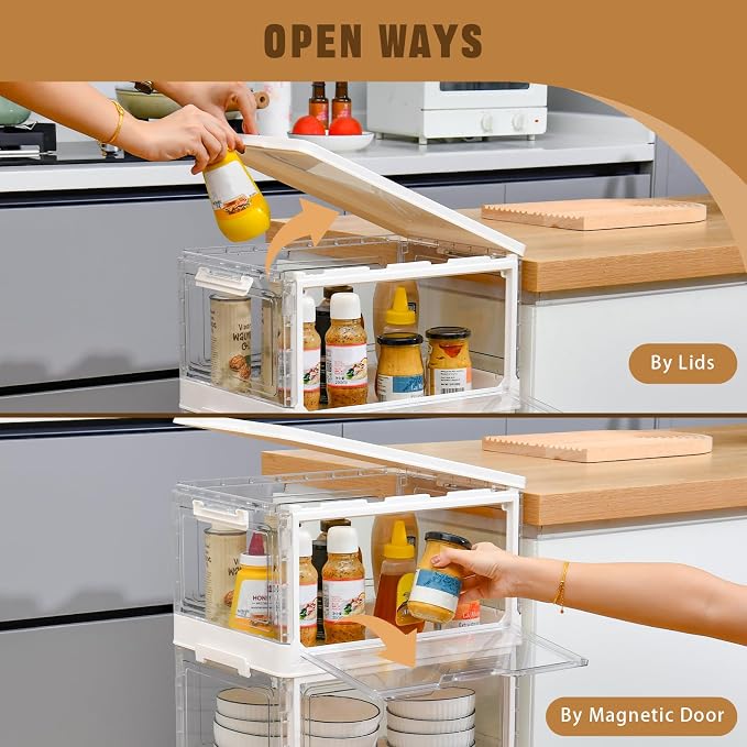 Collapsible Plastic Storage Bins - Image 6
