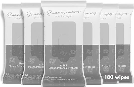 Swanky Stainless Steel Cleaner Wipes by SwankyWipes