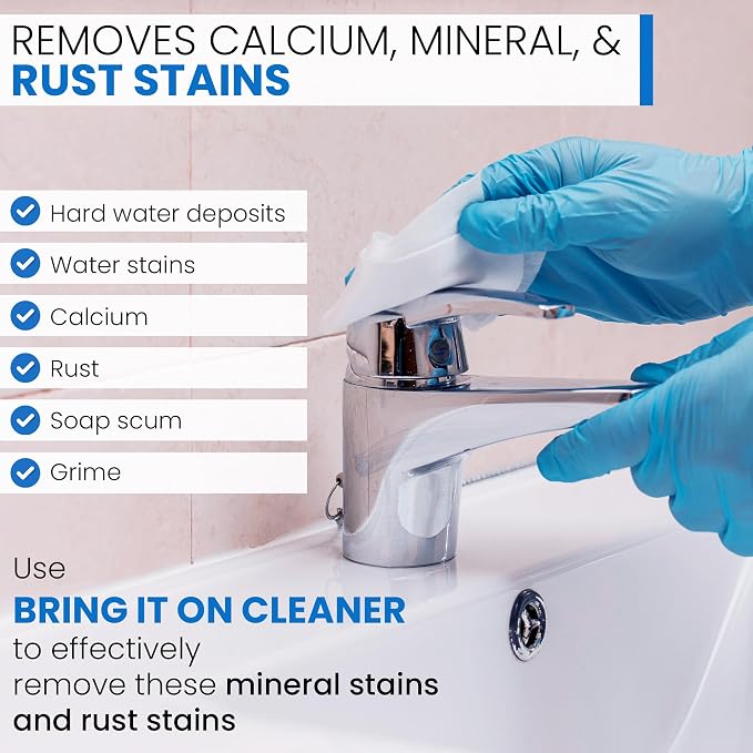 BRING IT ON! CLEANER Water Spot Remover Plus 2 Drill Brushes, Clean Tile - Image 6