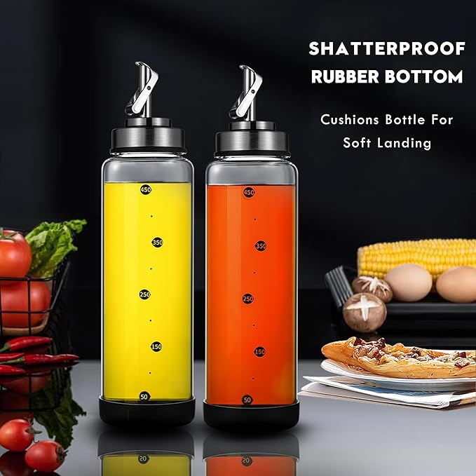 Glass Olive Oil Dispenser Bottle - Image 4