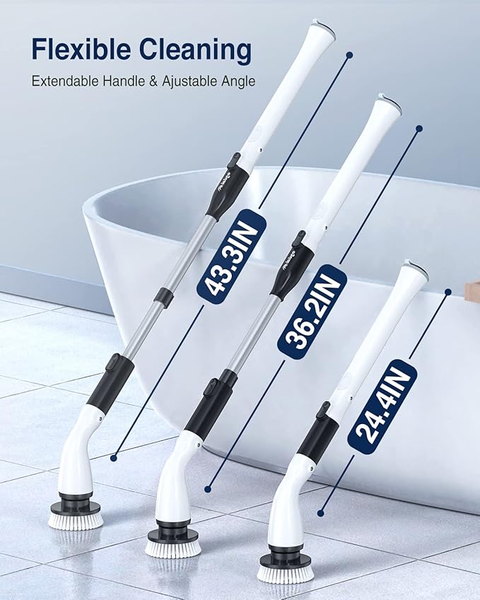 LABIGO Electric Spin Scrubber LA1 Pro, Cordless Spin Scrubber - Image 6