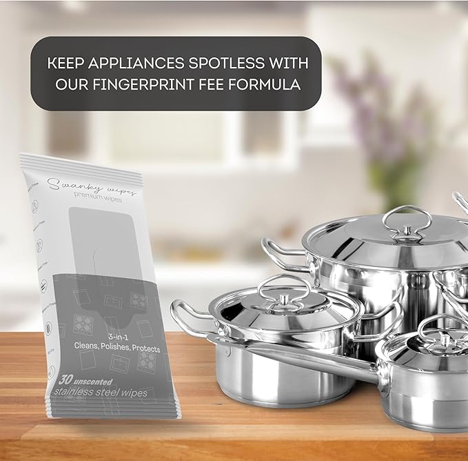 Swanky Stainless Steel Cleaner Wipes - Image 7