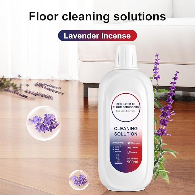 Floor Cleaning Solution 500ml Lavender Fragrance Cleaning Solution Refill - Image 2