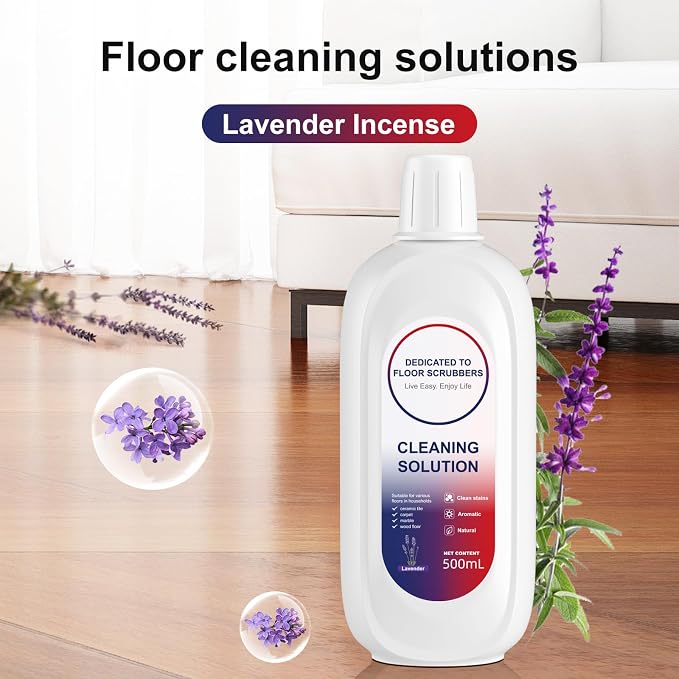 Floor Cleaning Solution 500ml Lavender Fragrance Cleaning Solution Refill - Image 2