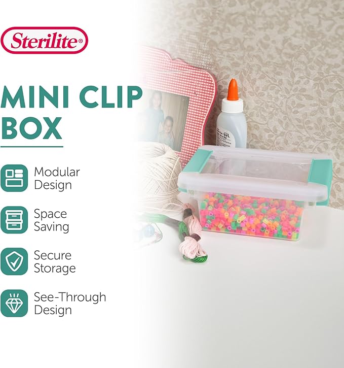 Sterilite 6-Pack Clip Box, Supplies and Office Items - Image 2