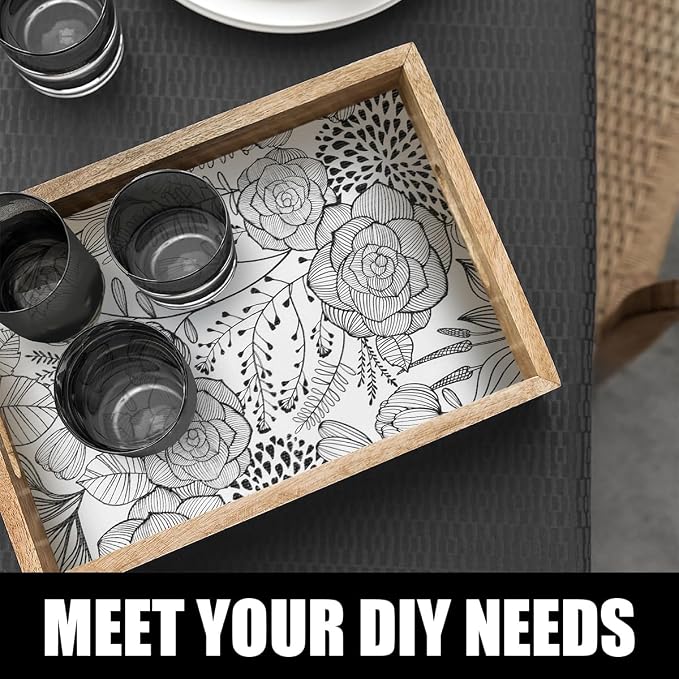 Floral Drawer and Shelf Liner for Kitchen 16IN x 10FT, Non-Adhesive and Strong - Image 8
