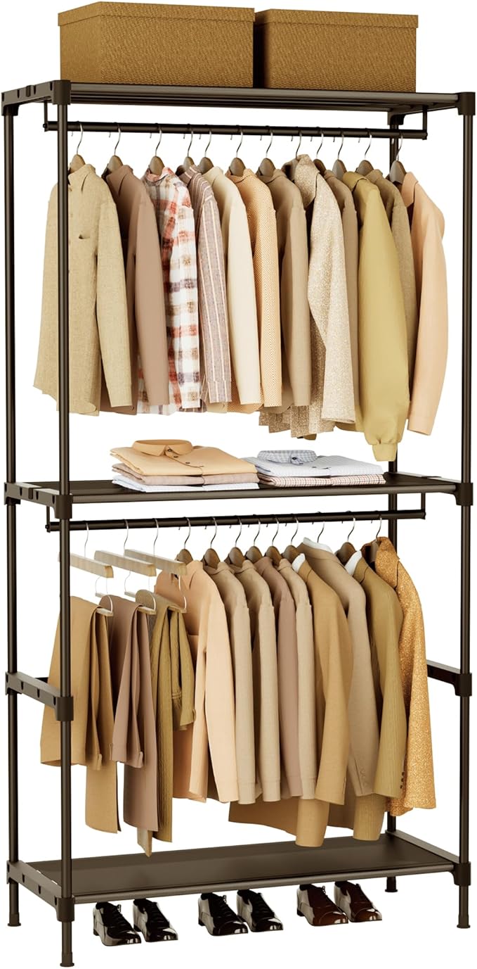 Clothes Rack, Portable Closet, 27.6 Inch Wardrobe Closet, Clothes Storage by Unknown