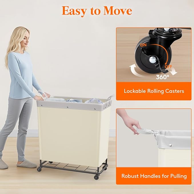 Lifewit 240L Laundry Basket - Image 4