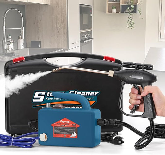 High Pressure Steam Cleaner - 1700W Handheld Steamer by HapyvergoDirect
