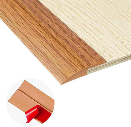 20Ft Carpet Floor Transition Strip, Self Adhesive Floor Edging Trim Strip by MYFAMIREA