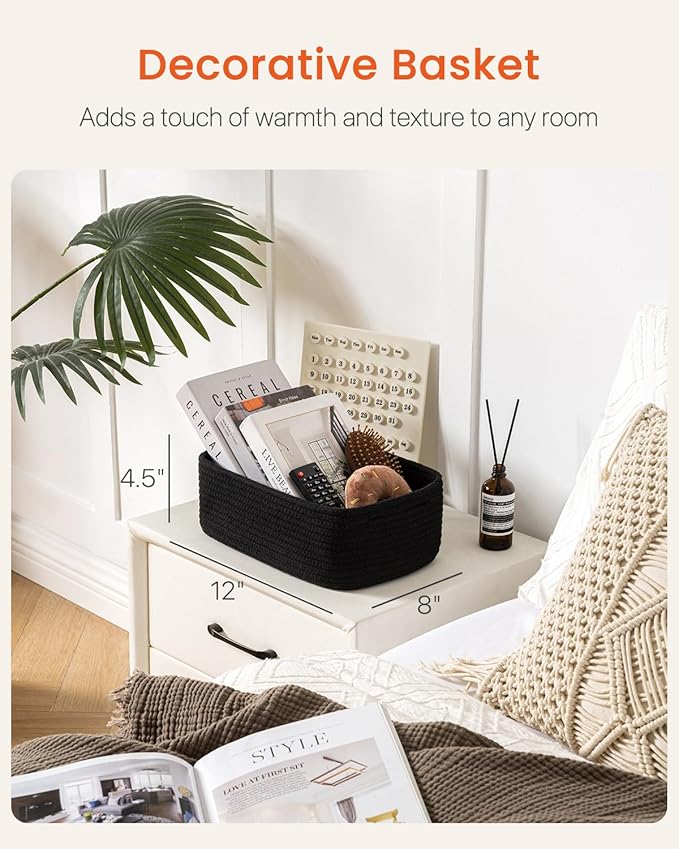 Small Woven Basket, Storage Basket - Image 2