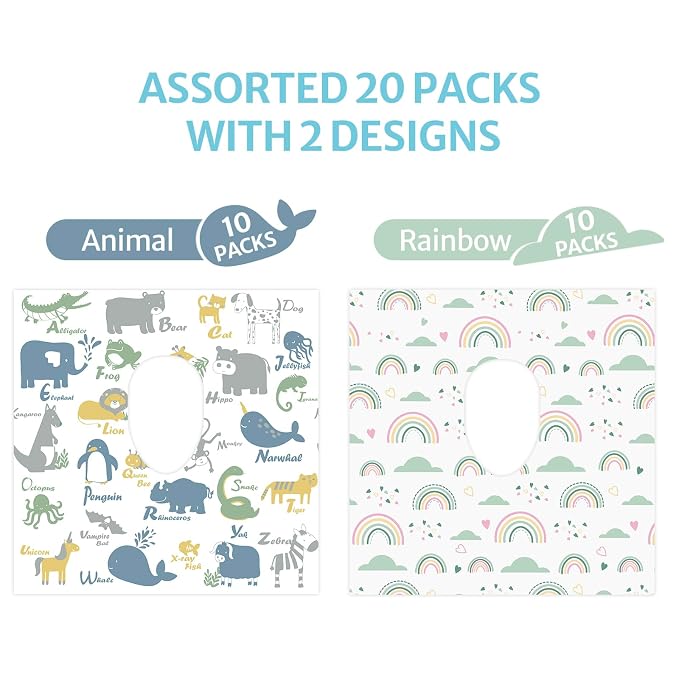 Blissful Diary 20 Pcs Toilet Seat Covers Disposable - Image 5